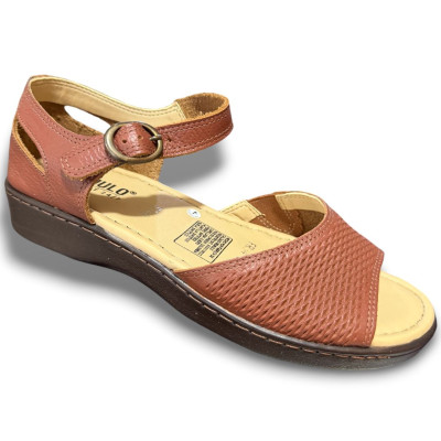 Romulo Sandalia Cuero Brandy Mujer Ref 5748